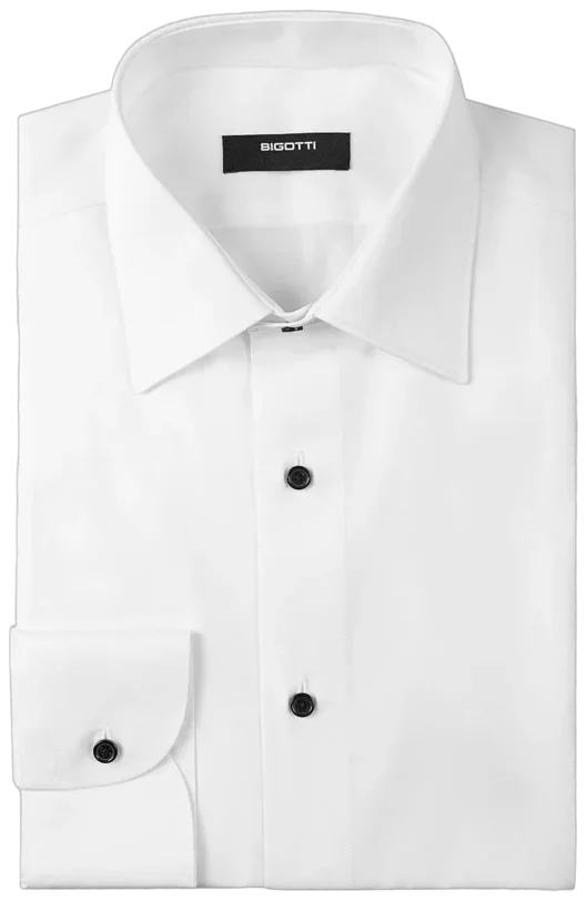 Bigotti White Cotton Shirt